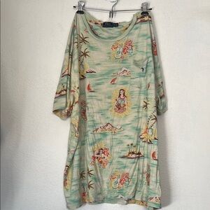 Polo Ralph Lauren Tropical Print Dress